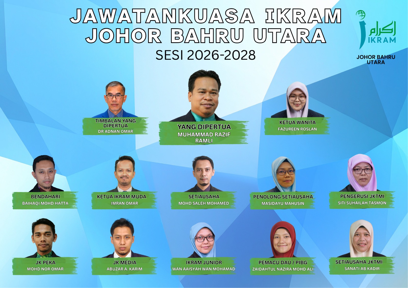 Jawatankuasa IKRAM Johor Bahru Utara Sesi 2026&ndash;2028