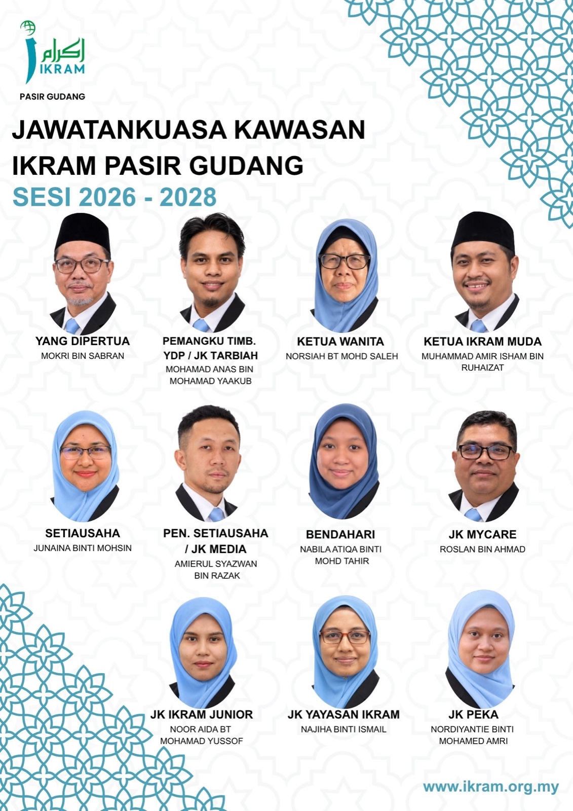 Jawatankuasa IKRAM Pasir Gudang Sesi 2026&ndash;2028